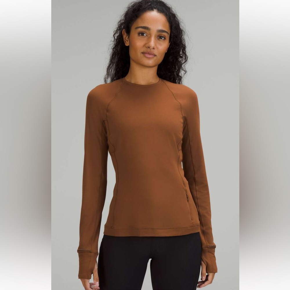 lululemon athletica Rich Brown Long Sleeve Top